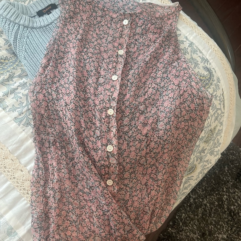 Dolce & Gabbana Multicolor Floral Blouse
